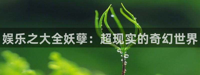 长征娱乐登录：娱乐之大全妖孽：超现实的奇幻世界